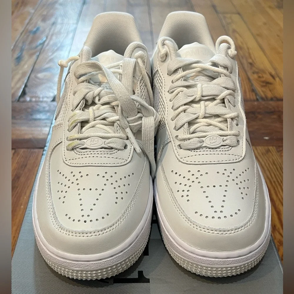 Nike | Shoes | Slam Jam Air Force Triple White Colorway | Poshmark